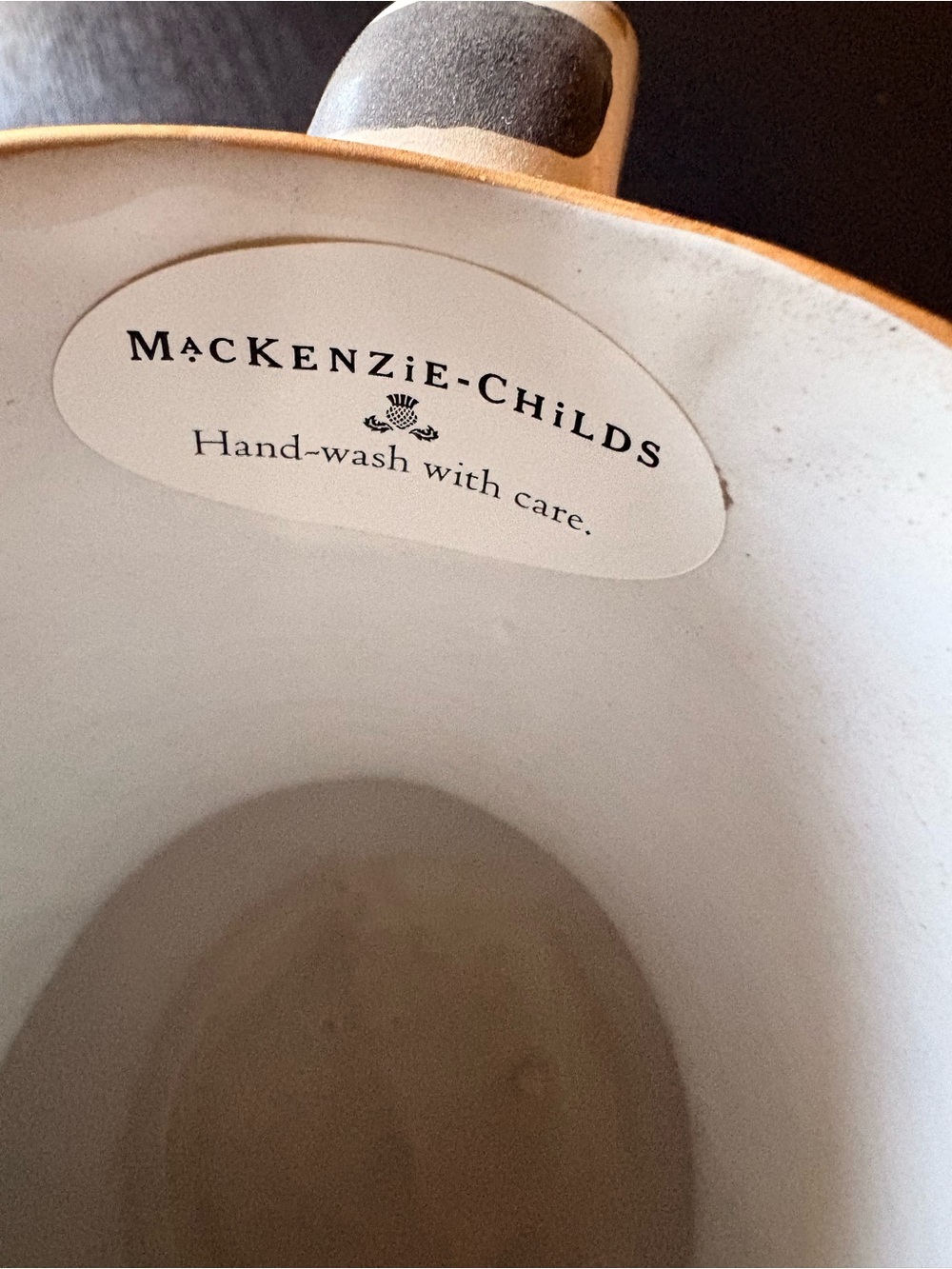 Mackenzie-Childs Mug Courtley Check - Picture 3 of 5
